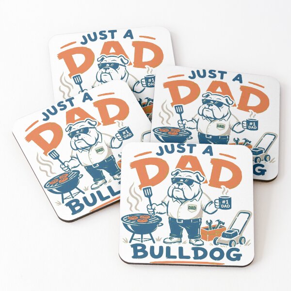 Item preview, Just A Dad Bulldog Grilling BBQ Mug Lawn Mower designed and sold by StranHabesre51.
