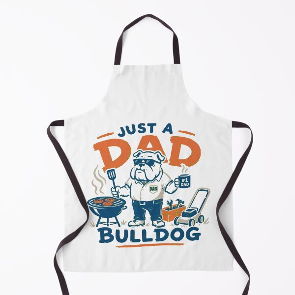 Item preview, Just A Dad Bulldog Grilling BBQ Mug Lawn Mower designed and sold by StranHabesre51.