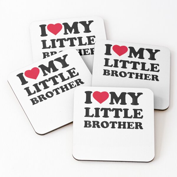 Item preview, I Love My Little Brother Heart Funny Family designed and sold by Fereskabilon.