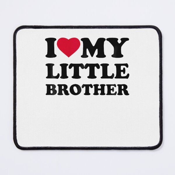 Item preview, I Love My Little Brother Heart Funny Family designed and sold by Fereskabilon.