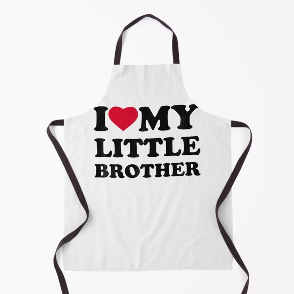 Item preview, I Love My Little Brother Heart Funny Family designed and sold by Fereskabilon.