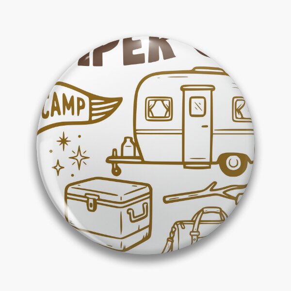 Item preview, Happy Camper Club Adventure Awaits Sticker designed and sold by TeeVerse27.