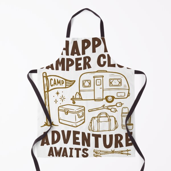 Item preview, Happy Camper Club Adventure Awaits Sticker designed and sold by TeeVerse27.