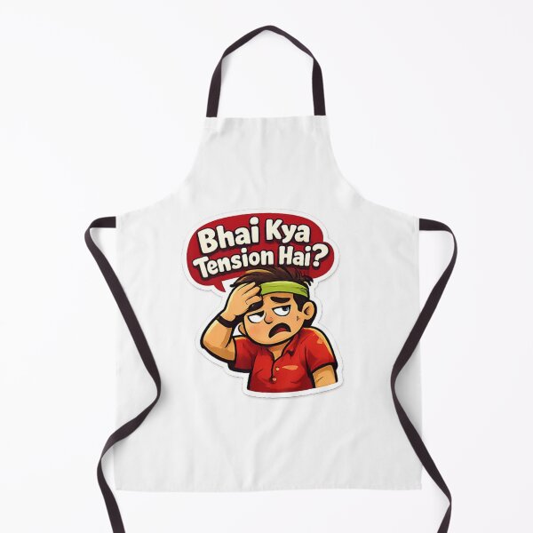 Item preview, Bhai Kya Tension Hai Funny Hindi Sticker designed and sold by Jyotisima8929.