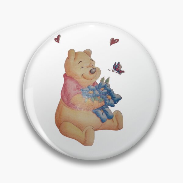 Item preview, Hand-drawn Pooh stickers and greeting card designed and sold by Black Sheep Studios .