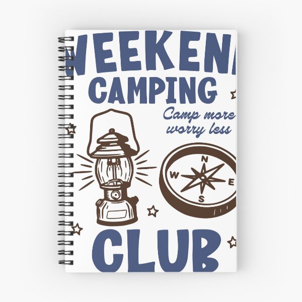 Item preview, Weekend Camping Club Sticker, Camp More Worry Less designed and sold by TeeVerse27.
