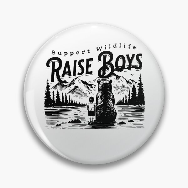 Item preview, Support Wildlife Raise Boys designed and sold by Nadoor.