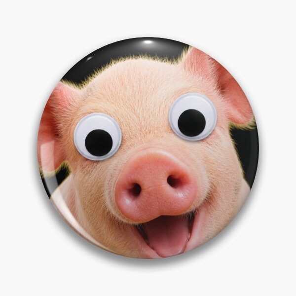 Item preview, Funny Pig With Googly Eyes | Cute Farm Animal Cartoon Tee designed and sold by DrimitStore.