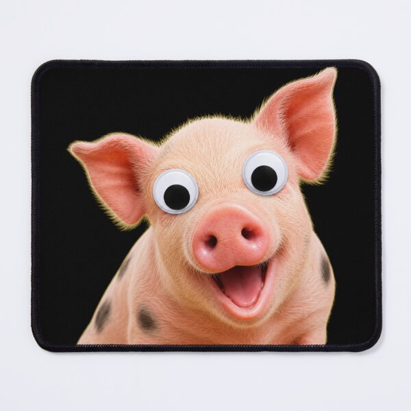 Item preview, Funny Pig With Googly Eyes | Cute Farm Animal Cartoon Tee designed and sold by DrimitStore.