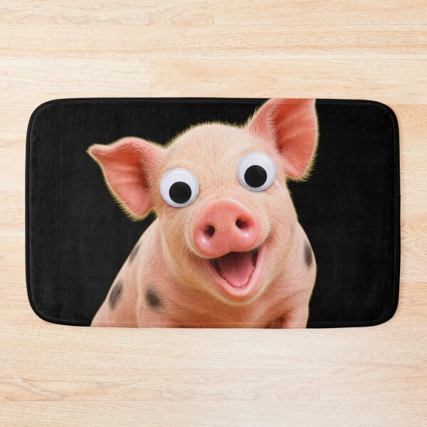Item preview, Funny Pig With Googly Eyes | Cute Farm Animal Cartoon Tee designed and sold by DrimitStore.