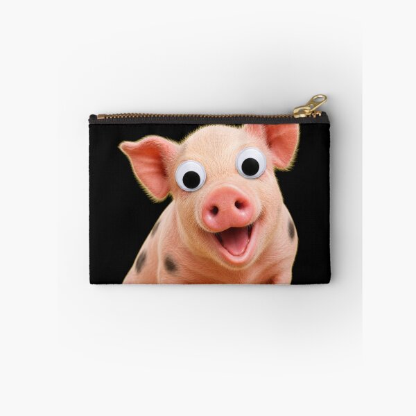 Item preview, Funny Pig With Googly Eyes | Cute Farm Animal Cartoon Tee designed and sold by DrimitStore.