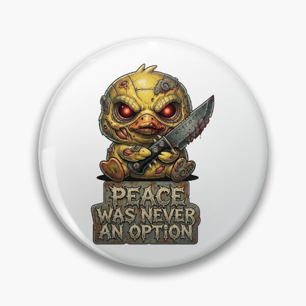 Item preview, Duck Knife Peace Was Never an Option designed and sold by SignalStatic.