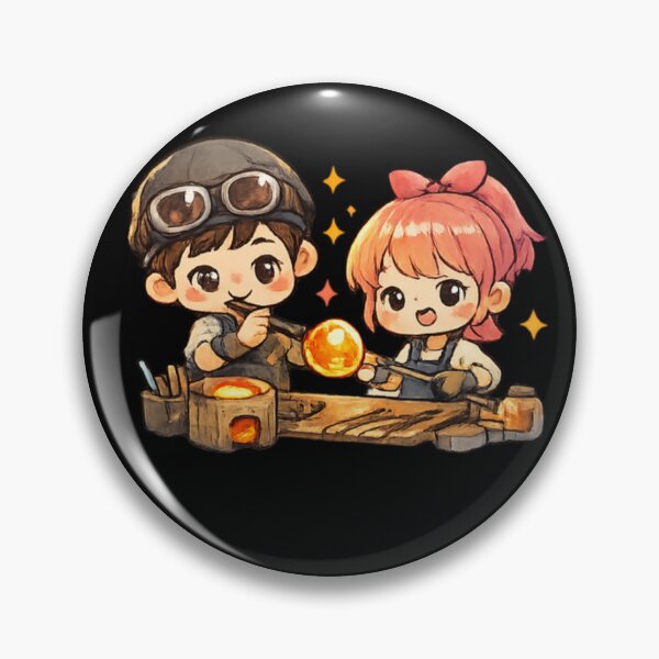 Item preview, Glass Blowing - kawaii glass art designed and sold by DamioPolArt.