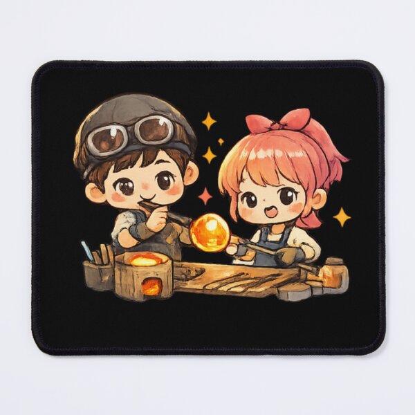 Item preview, Glass Blowing - kawaii glass art designed and sold by DamioPolArt.