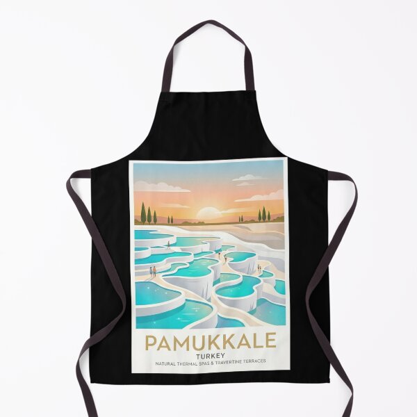 Item preview,  Pamukkale Thermal Pools Türkiye Travel Art designed and sold by ArtsyExplorer.