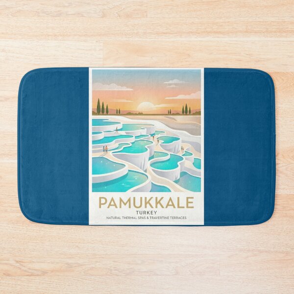 Item preview,  Pamukkale Thermal Pools Türkiye Travel Art designed and sold by ArtsyExplorer.