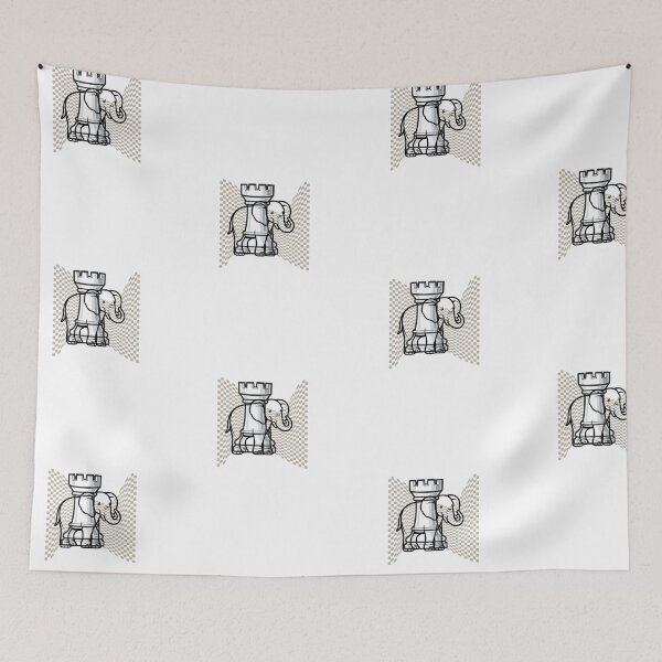 Item preview, Strategic Mindset Chess Elephant Minimal Line Art Design  designed and sold by Palette _Vibes.