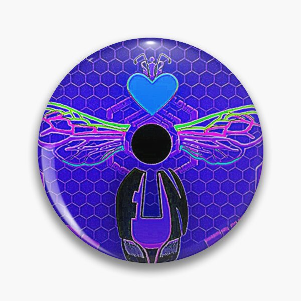 Item preview, Meditation BLURPLE Queen Bee Love Buzz designed and sold by BeeLoveDotFun.