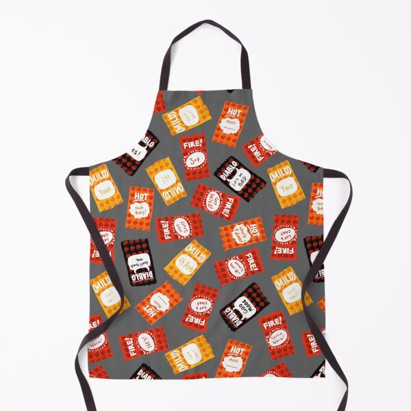 Item preview, Taco Bell sauces! Diablo, fire, hot and mild. On dark grey. designed and sold by katerosestudios.