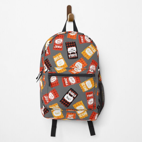 Item preview, Taco Bell sauces! Diablo, fire, hot and mild. On dark grey. designed and sold by katerosestudios.