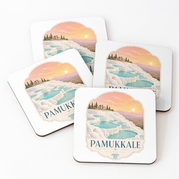 Item preview, Pamukkale Thermal Pools Turkey Travel Art designed and sold by ArtsyExplorer.
