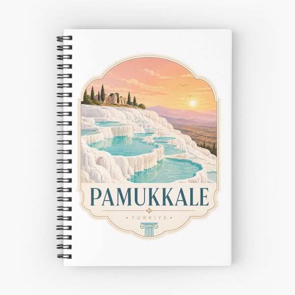 Item preview, Pamukkale Thermal Pools Turkey Travel Art designed and sold by ArtsyExplorer.