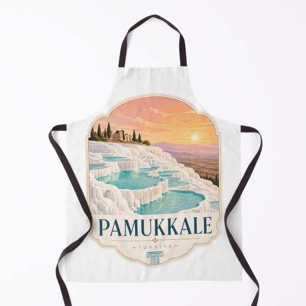 Item preview, Pamukkale Thermal Pools Turkey Travel Art designed and sold by ArtsyExplorer.