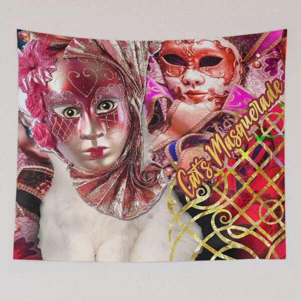 Item preview, Cat's Masquerade - Intricate Mask in Venice (by ACCI) designed and sold by VanyssaGraphics.