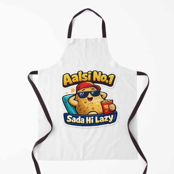 Item preview, Aalsi No.1 Sada Hi Lazy Funny Meme Sticker designed and sold by Jyotisima8929.