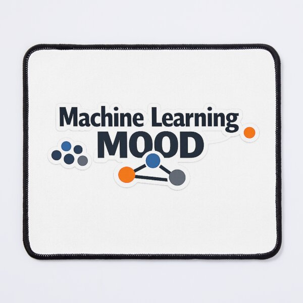 Item preview, Machine Learning Mood – AI Humor Sticker designed and sold by BrightMindPrint.