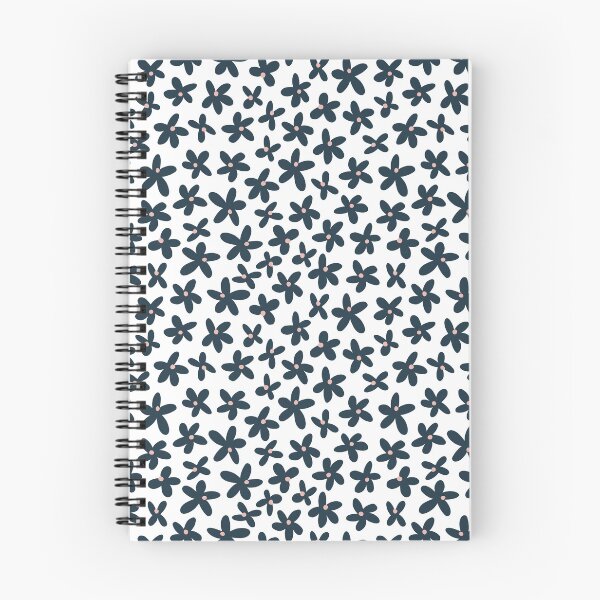 Item preview, Navy Daisy Toss Seamless Pattern designed and sold by Zaya_art.