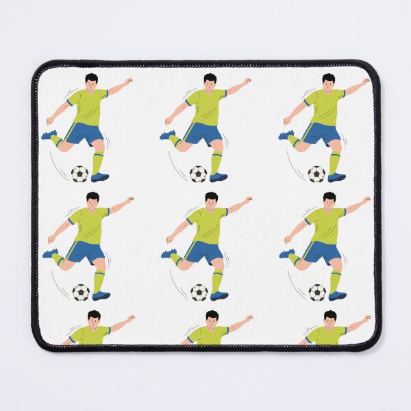 Item preview, Dynamic Soccer Player Kicking Ball Illustration designed and sold by AllaMashycheva.