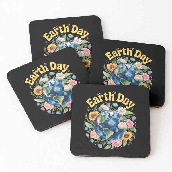 Item preview, Happy Earth Day Cute Earth With Floral Earth Day designed and sold by sailorjessiArt.