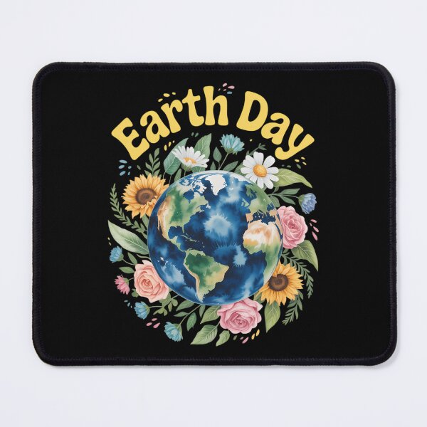 Item preview, Happy Earth Day Cute Earth With Floral Earth Day designed and sold by sailorjessiArt.