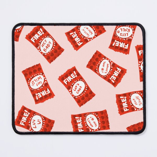 Item preview, Taco Bell fire sauces! On soft salmon. designed and sold by katerosestudios.