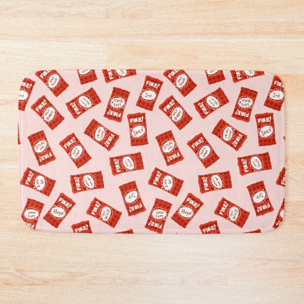 Item preview, Taco Bell fire sauces! On soft salmon. designed and sold by katerosestudios.