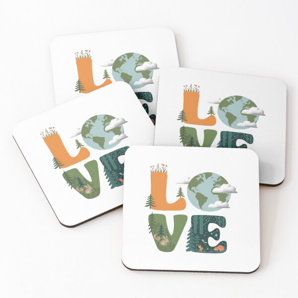 Item preview, Happy Earth Day Cute LOVE Environmental Science Teacher designed and sold by sailorjessiArt.
