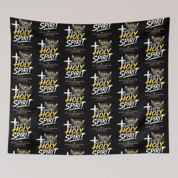 Item preview, Led by the Holy spirit Bible Verse Design designed and sold by Jesusloverbrand.