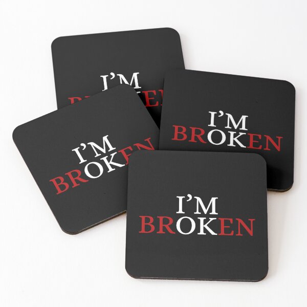 Item preview, I’m Broken But I’m OK Invisible Illness Mental Health designed and sold by Dondonmart.