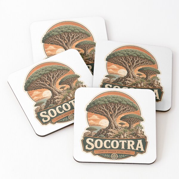 Item preview, Socotra Dragon Tree Island Nature Travel Design designed and sold by ArtsyExplorer.