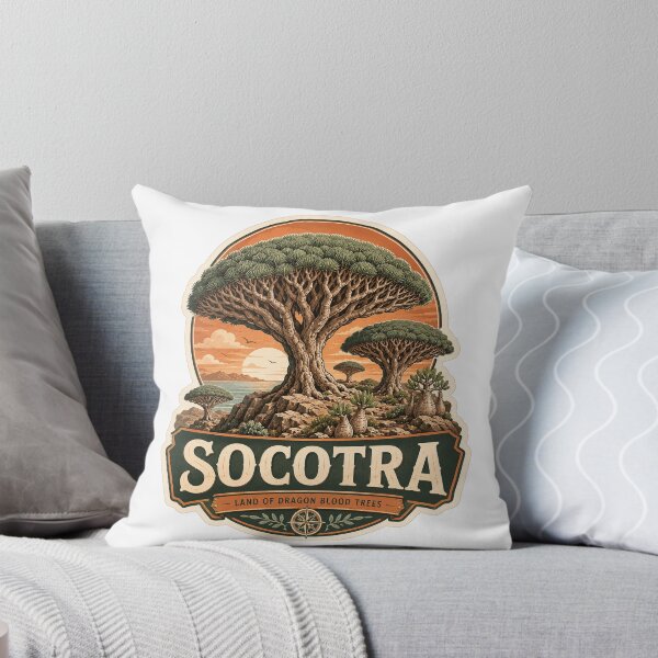 Item preview, Socotra Dragon Tree Island Nature Travel Design designed and sold by ArtsyExplorer.