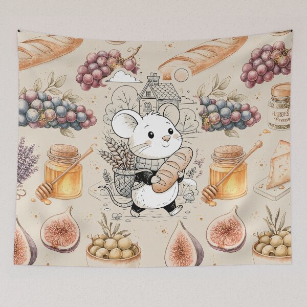 Item preview, Mouse Design - Aesthetic Pattern Print Design for fabrics designed and sold by Just4Sinners.