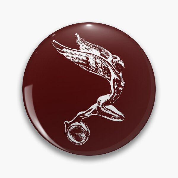 Item preview, Triumph winged goddess vintage car mascot white designed and sold by soitwouldseem.