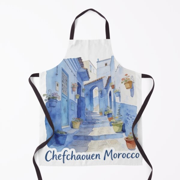 Item preview, Chefchaouen Morocco Blue City designed and sold by Modefissi.