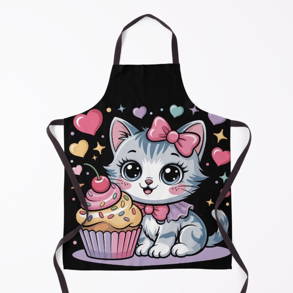 Item preview, Cute Kitten with Cupcake designed and sold by jkrphoto.