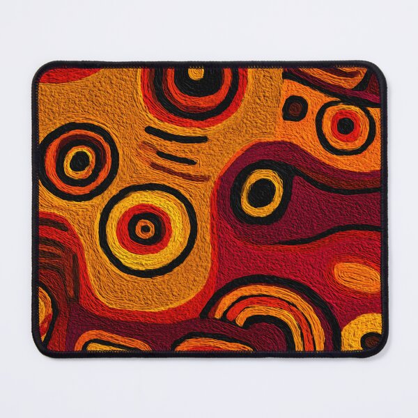 Item preview, Australian Aboriginal Art Tribal Painting Circles designed and sold by GrinGalore.