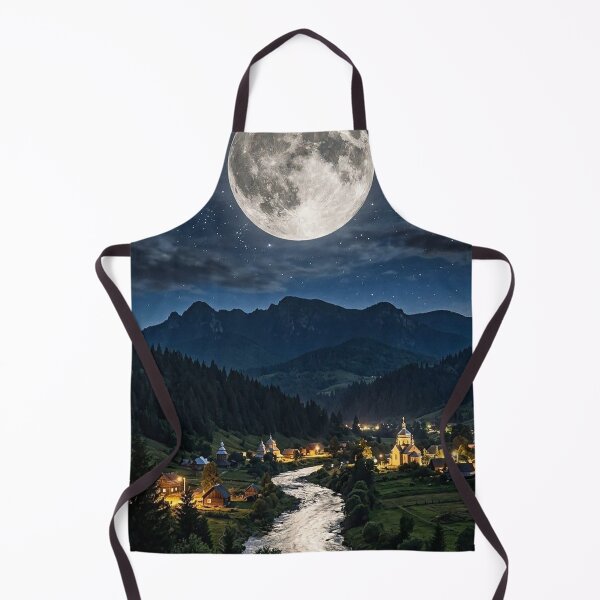 Item preview, Moonlit Mountain Valley designed and sold by GrabaHuk.