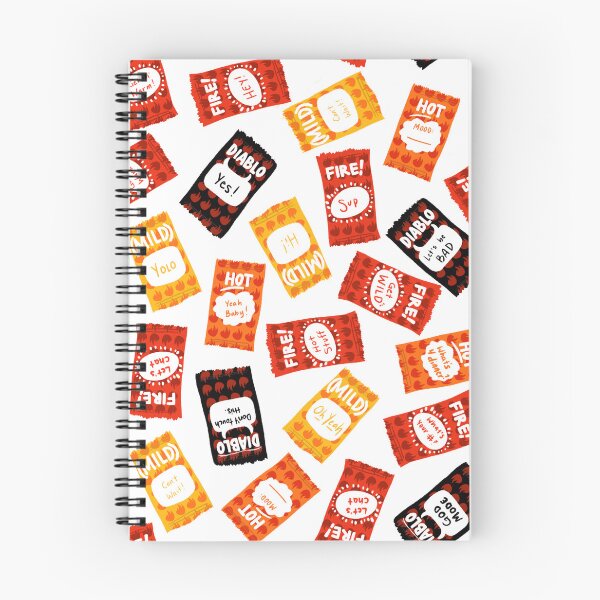 Item preview, Taco Bell sauces! Diablo, fire, hot and mild. On white. designed and sold by katerosestudios.