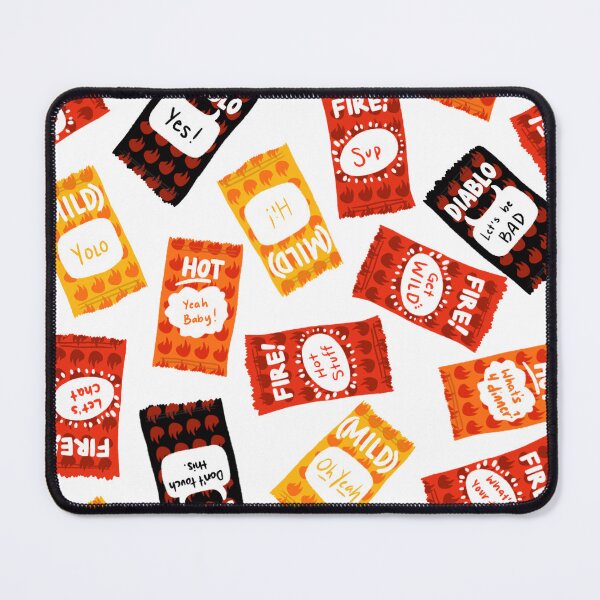 Item preview, Taco Bell sauces! Diablo, fire, hot and mild. On white. designed and sold by katerosestudios.
