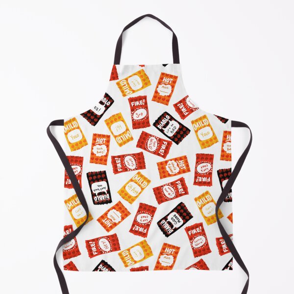 Item preview, Taco Bell sauces! Diablo, fire, hot and mild. On white. designed and sold by katerosestudios.